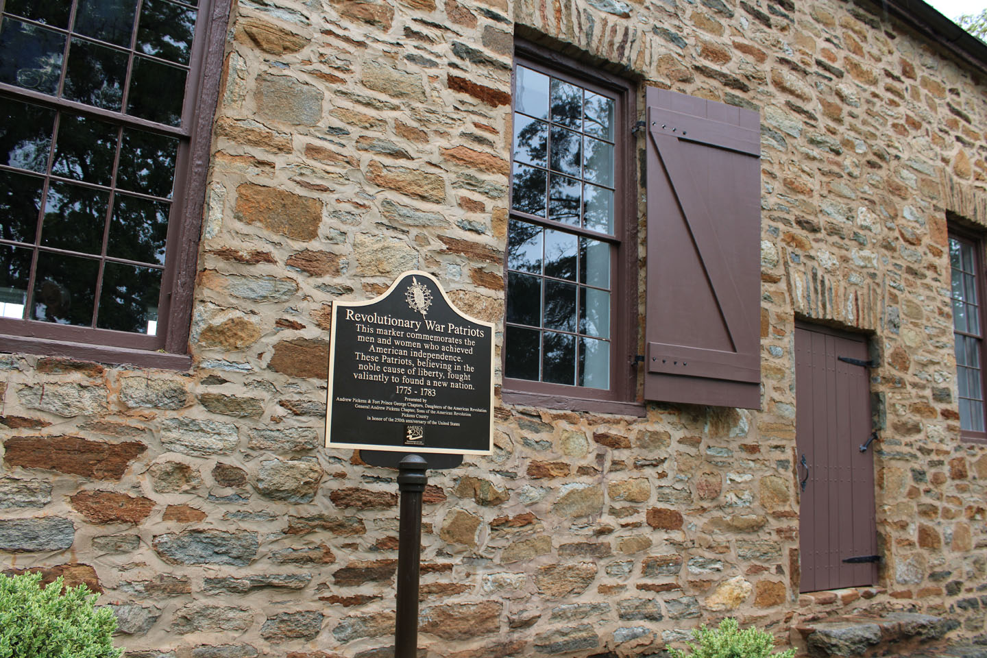 America 250 Marker Dedicated at Old Stone Church (Photo by Karen Brewer)