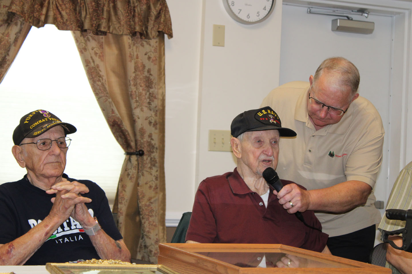 World War II veteran Seaman 1st Class Frederick Munk, U.S. Navy (retired) (Photo by Karen Brewer, The Pickens County Chronicle)