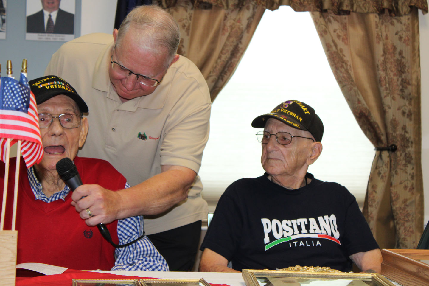 World War II veteran Sergeant Edward Zeigler, U.S. Army (retired) (Photo by Karen Brewer, The Pickens County Chronicle)