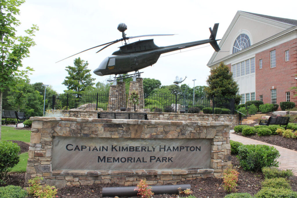 Captain Kimberly Hampton Memorial Park, Easley (Photo by Karen Brewer, The Pickens County Chronicle)