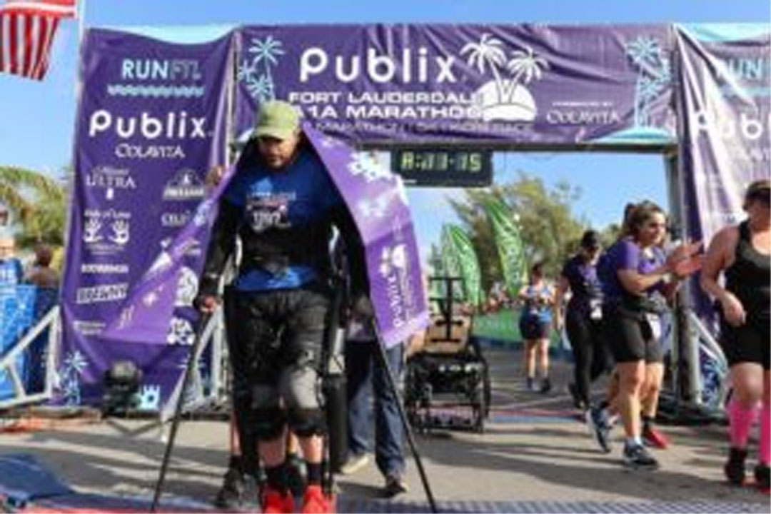 Adam Gorlinsky, founder of I Got Legs, is collaborating on exoskeleton research and has made it his goal to turn exoskeleton racing into a Paralympic and collegiate adaptive sport. (Photo from Clemson University)