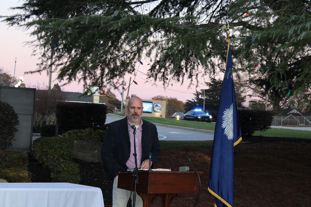 Rev. Bart Turner, Pastor of Oolenoy Baptist Church (Photo by Karen Brewer, The Pickens County Chronicle)