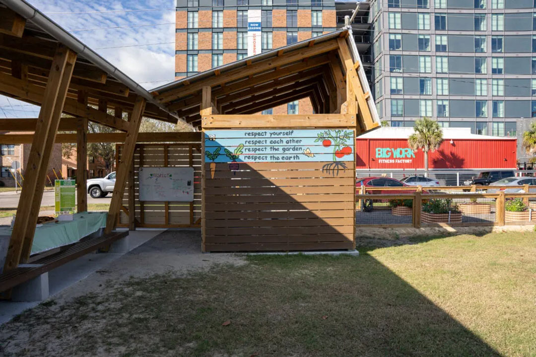 Clemson students build community pavilion-3