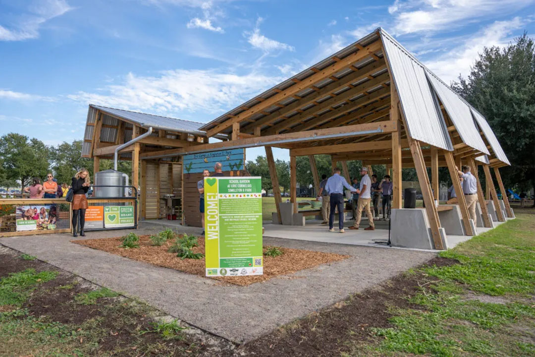 Clemson students build community pavilion-5