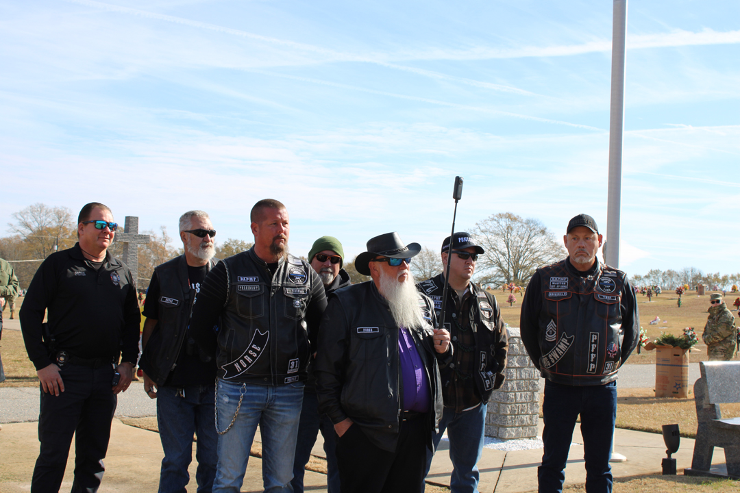 Punishers Law Enforcement Motorcycle Club. (Photo by Karen Brewer, The Pickens County Chronicle)