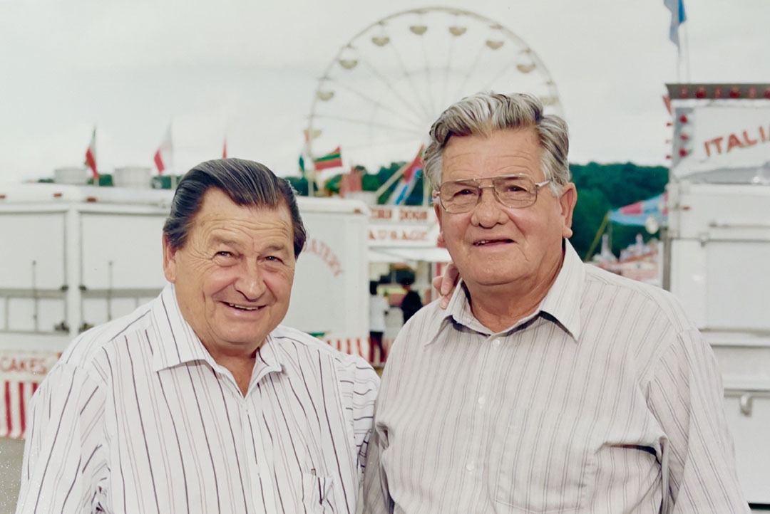 Pete and Tom Blackwell at the Upper South Carolina State Fair in the 1990's