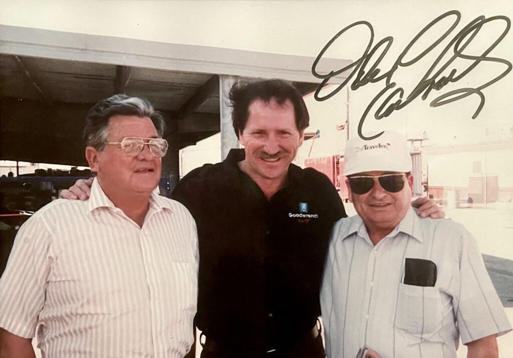 Speedway-A-Tom Blackwell, Dale Earnhardt, Pete Blackwell