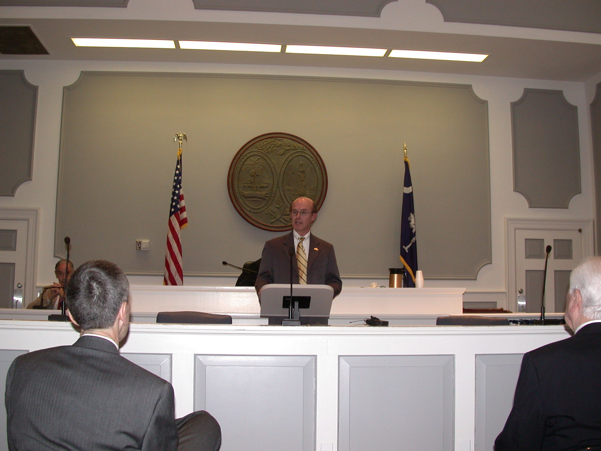 Eddie Welmaker sworn in as judge February 27, 2004 001