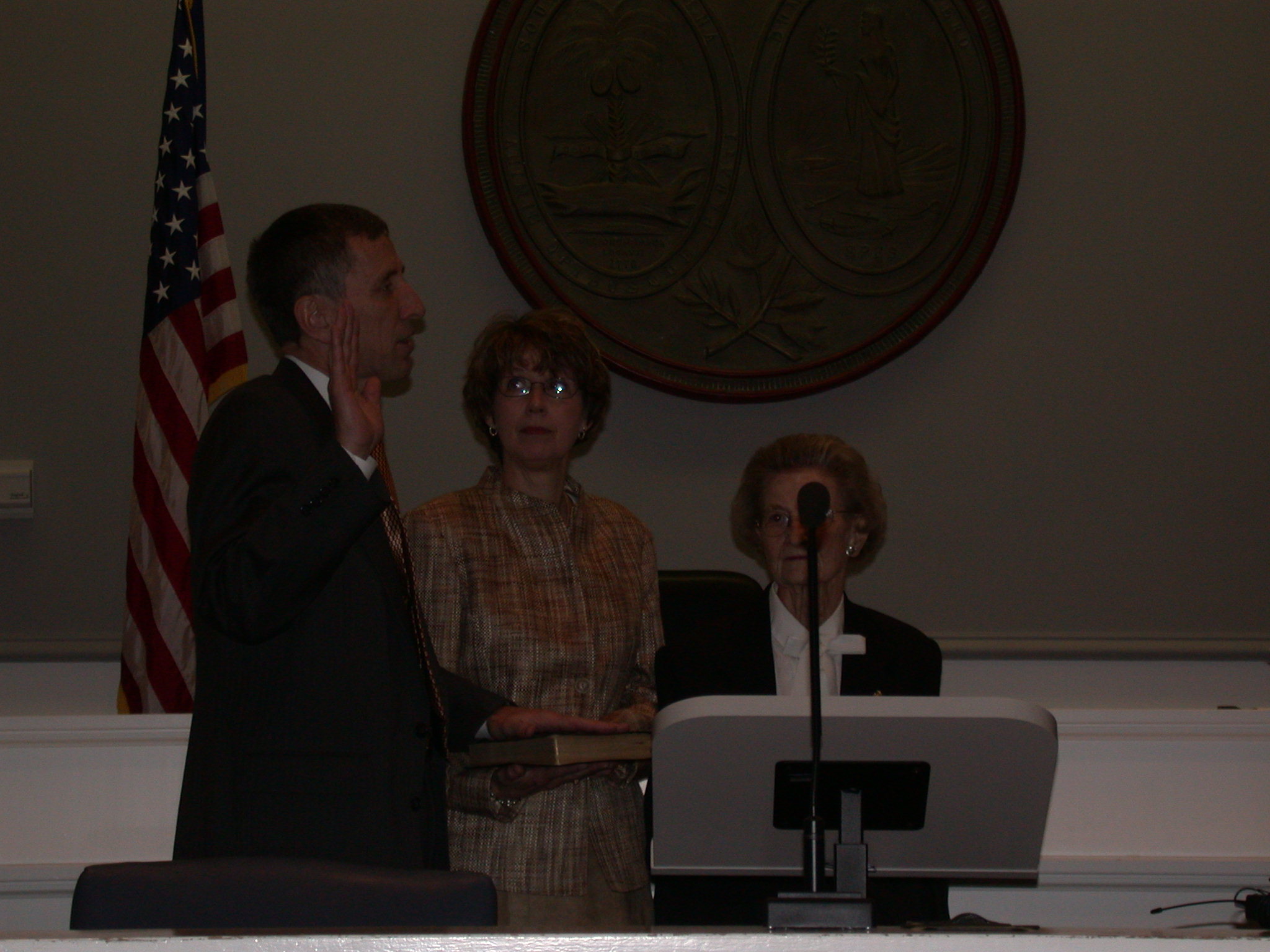 Eddie Welmaker sworn in as judge February 27, 2004 005