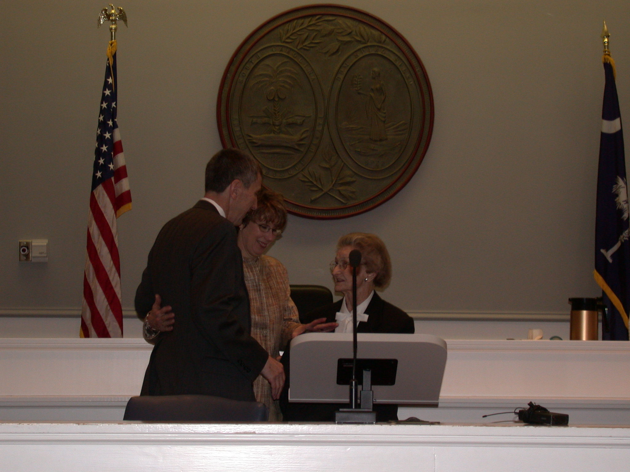 Eddie Welmaker sworn in as judge February 27, 2004 013