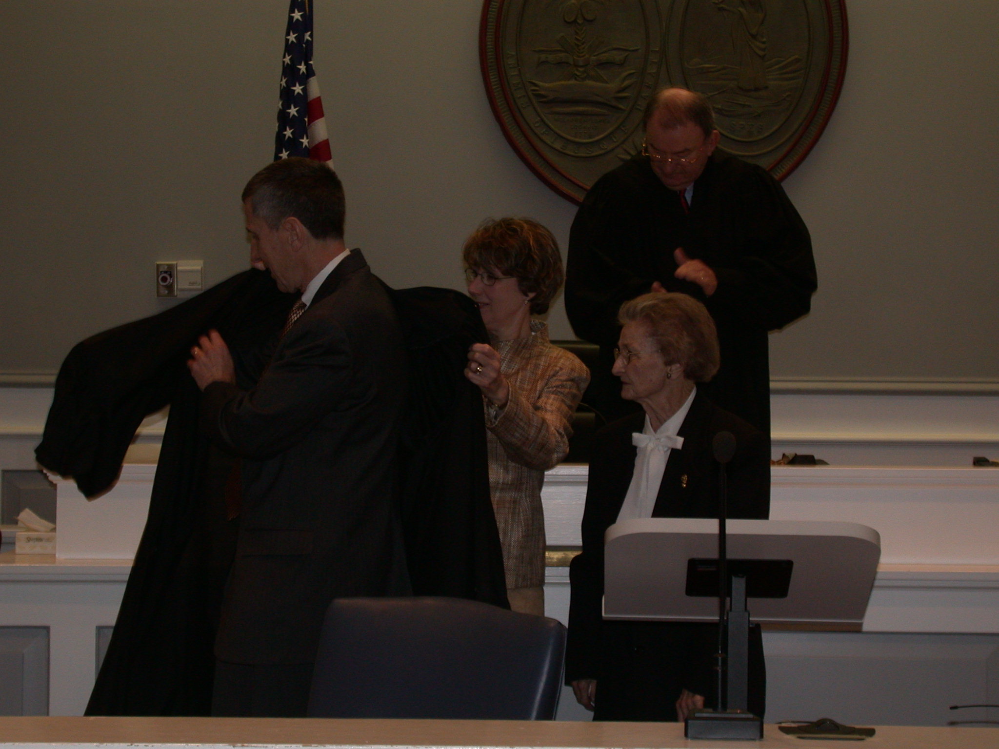 Eddie Welmaker sworn in as judge February 27, 2004 016