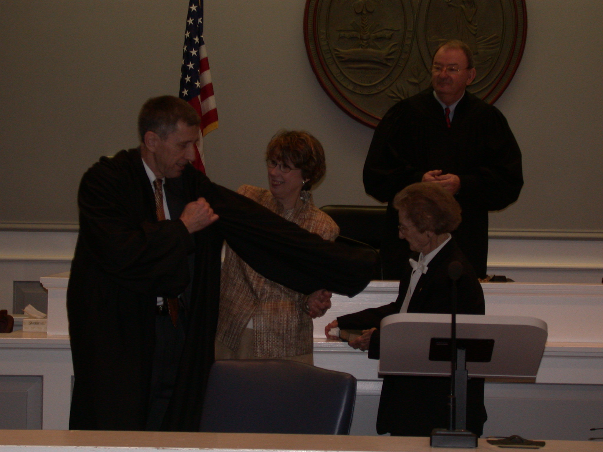 Eddie Welmaker sworn in as judge February 27, 2004 017