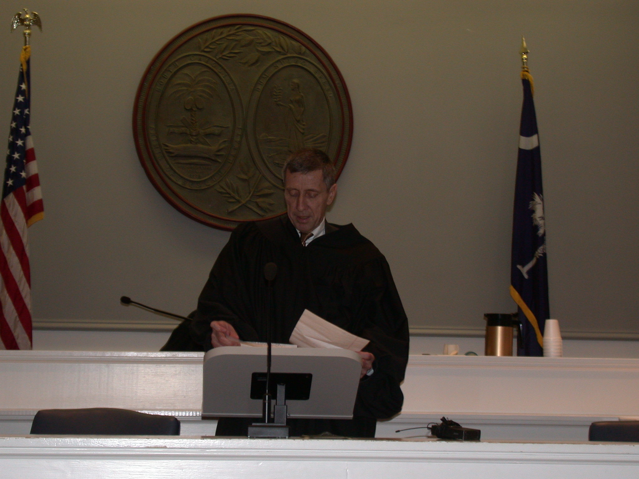 Eddie Welmaker sworn in as judge February 27, 2004 020