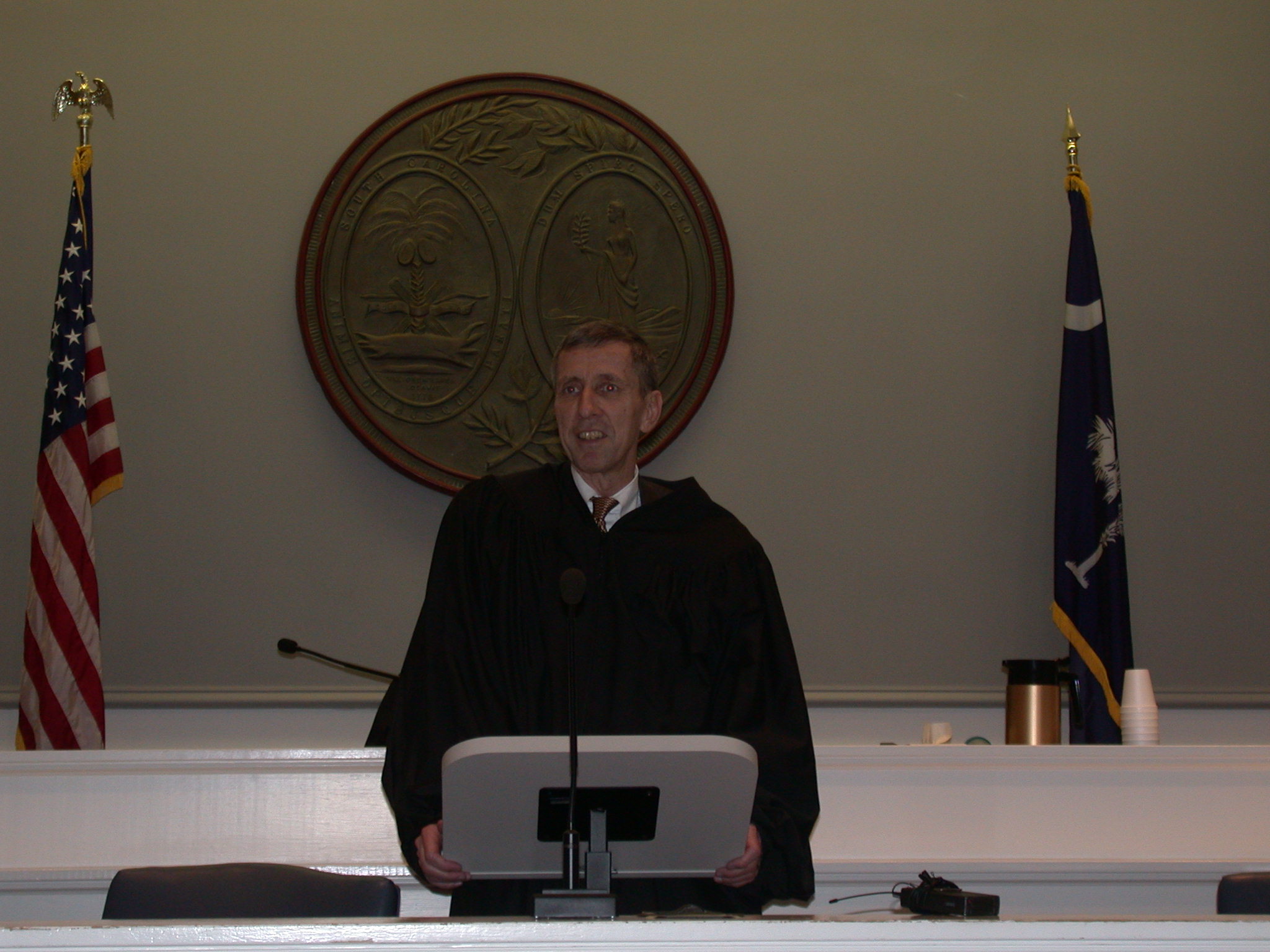 Eddie Welmaker sworn in as judge February 27, 2004 023