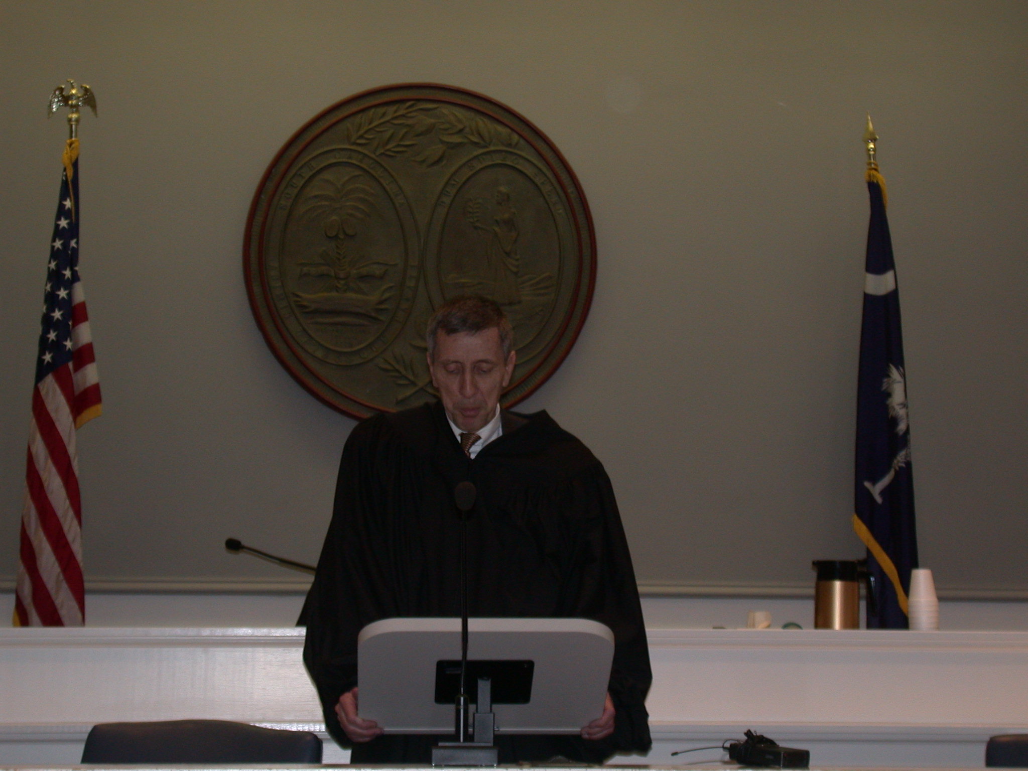 Eddie Welmaker sworn in as judge February 27, 2004 024