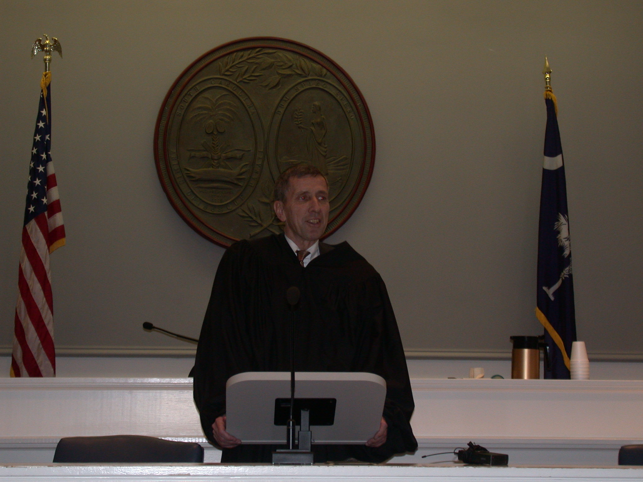 Eddie Welmaker sworn in as judge February 27, 2004 025