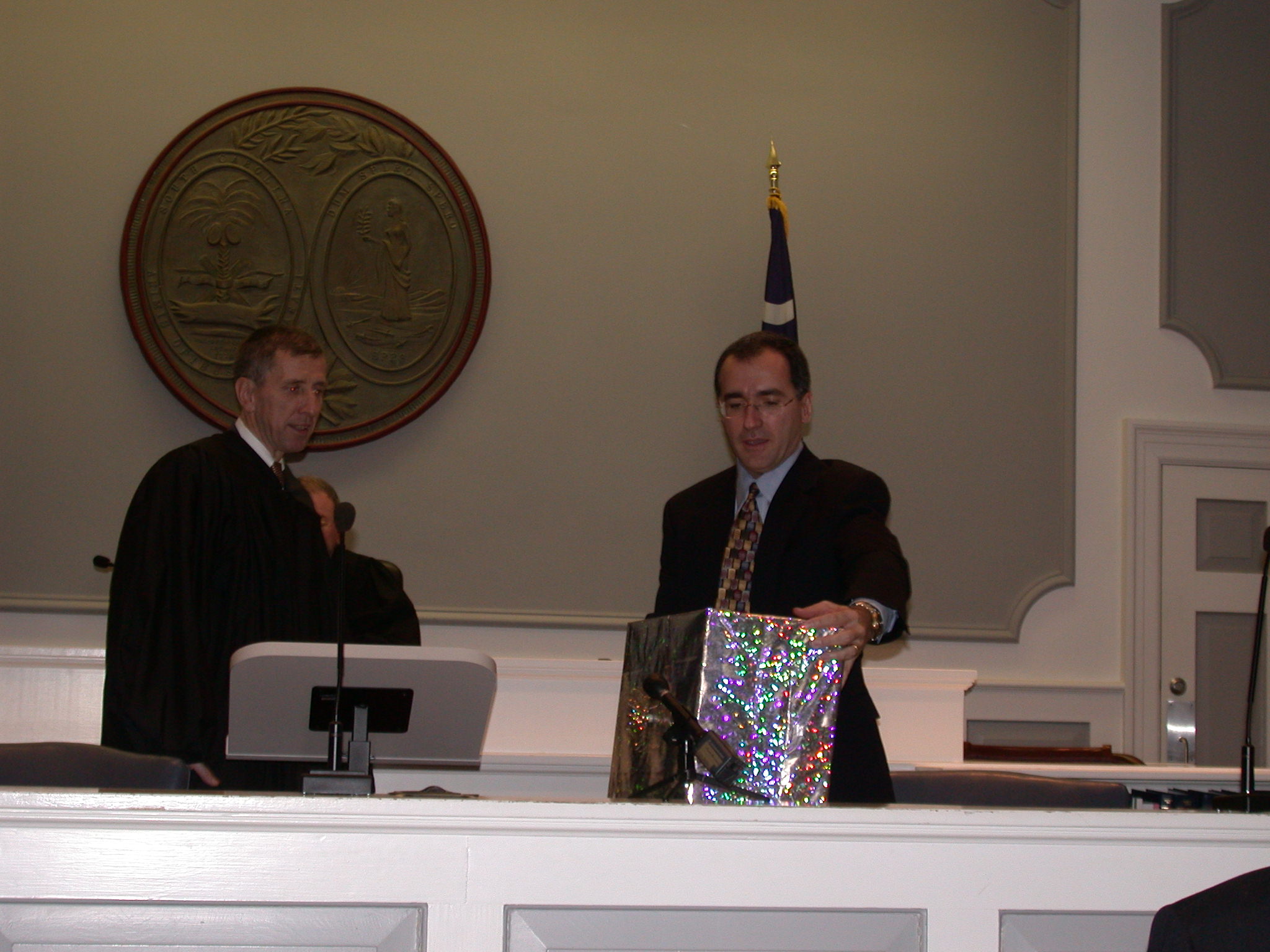 Eddie Welmaker sworn in as judge February 27, 2004 027