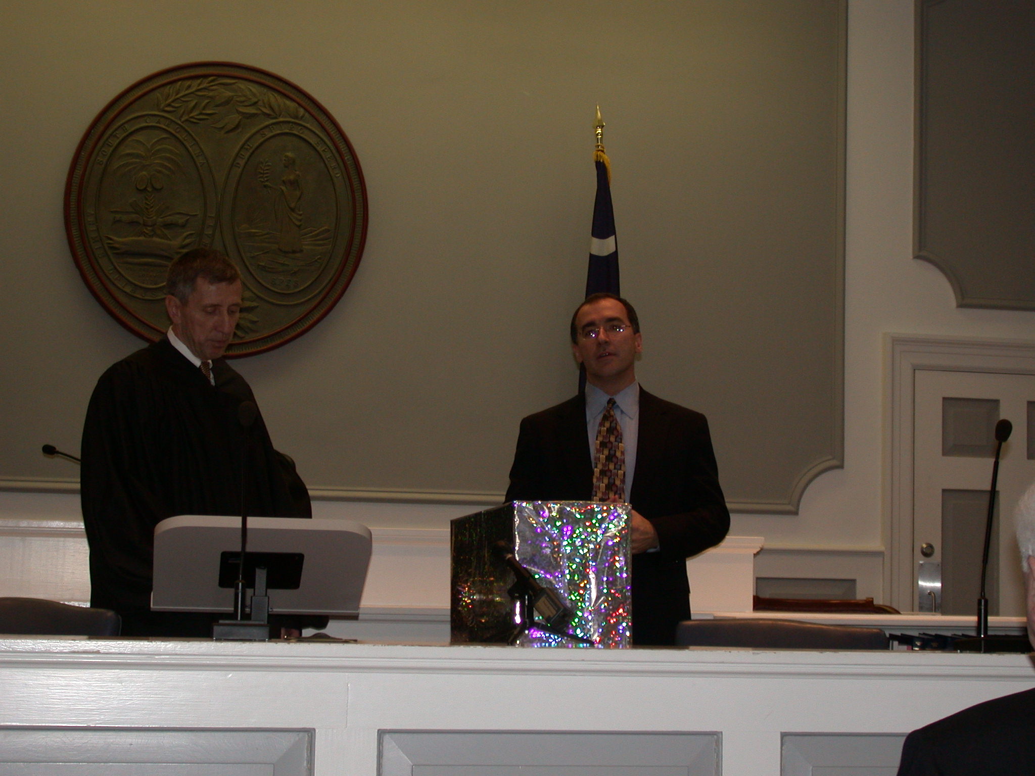Eddie Welmaker sworn in as judge February 27, 2004 028