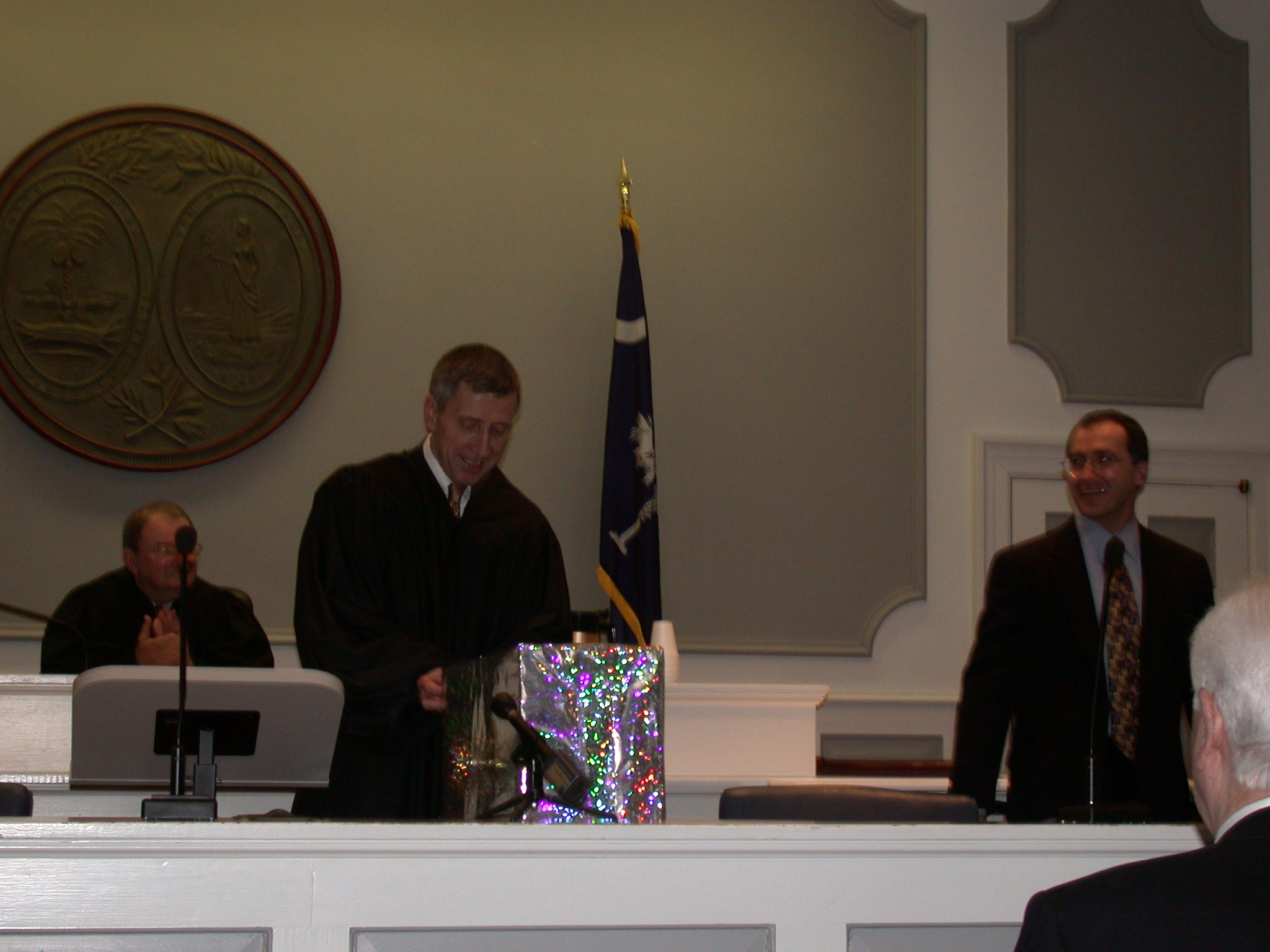 Eddie Welmaker sworn in as judge February 27, 2004 030