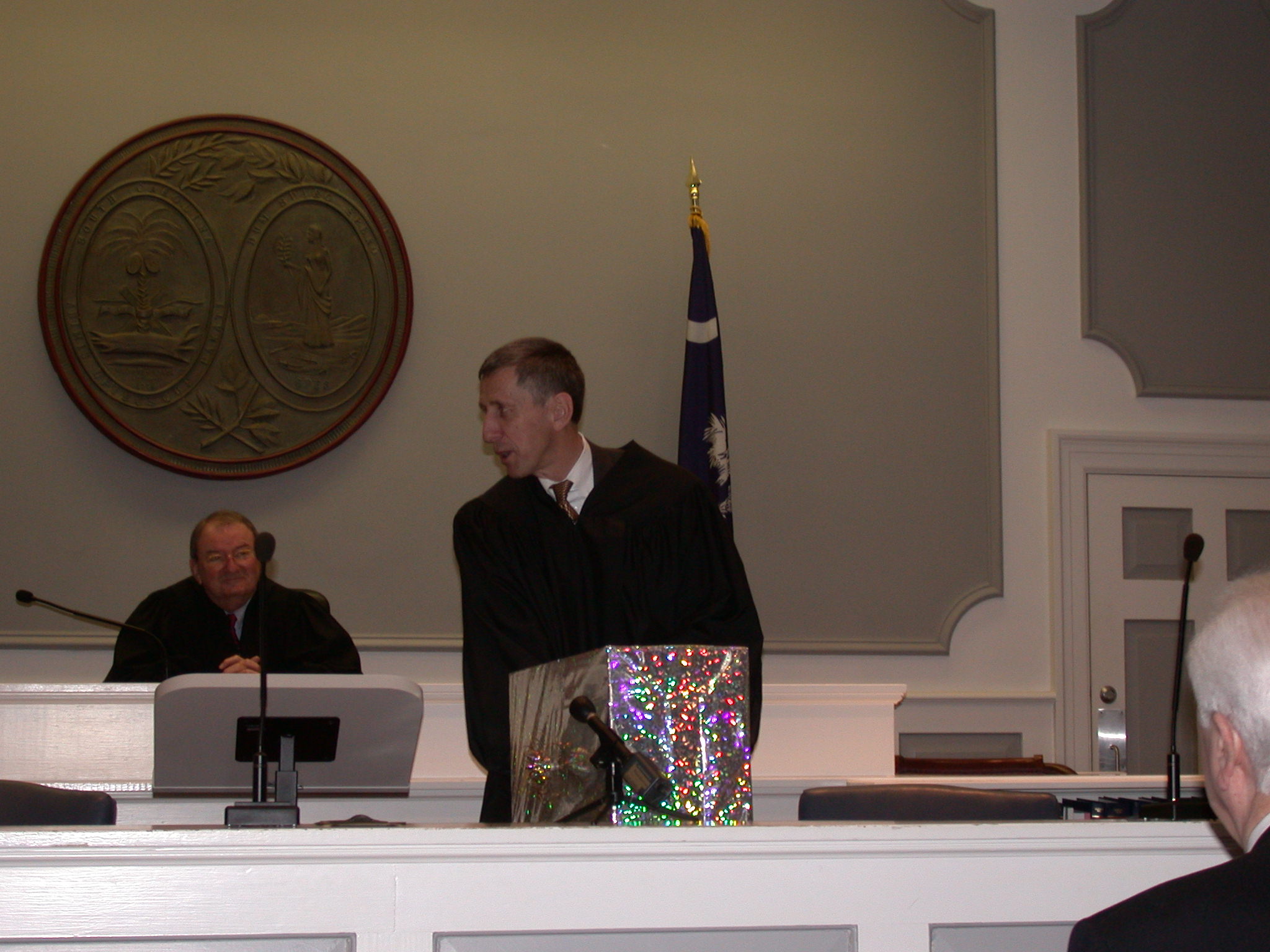 Eddie Welmaker sworn in as judge February 27, 2004 031