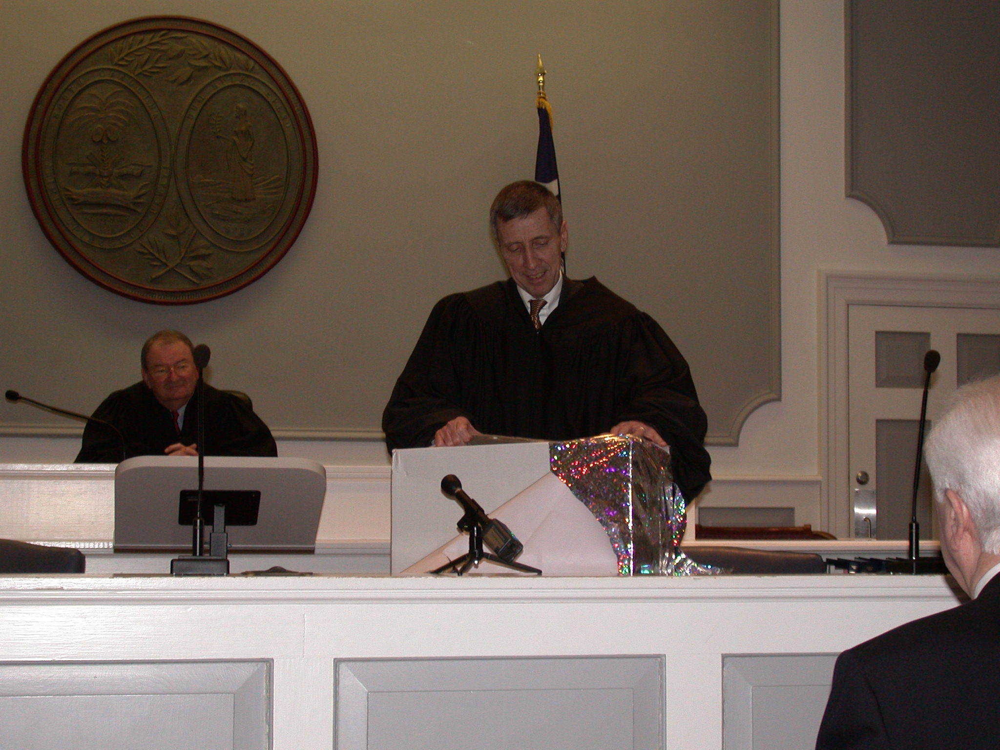 Eddie Welmaker sworn in as judge February 27, 2004 032
