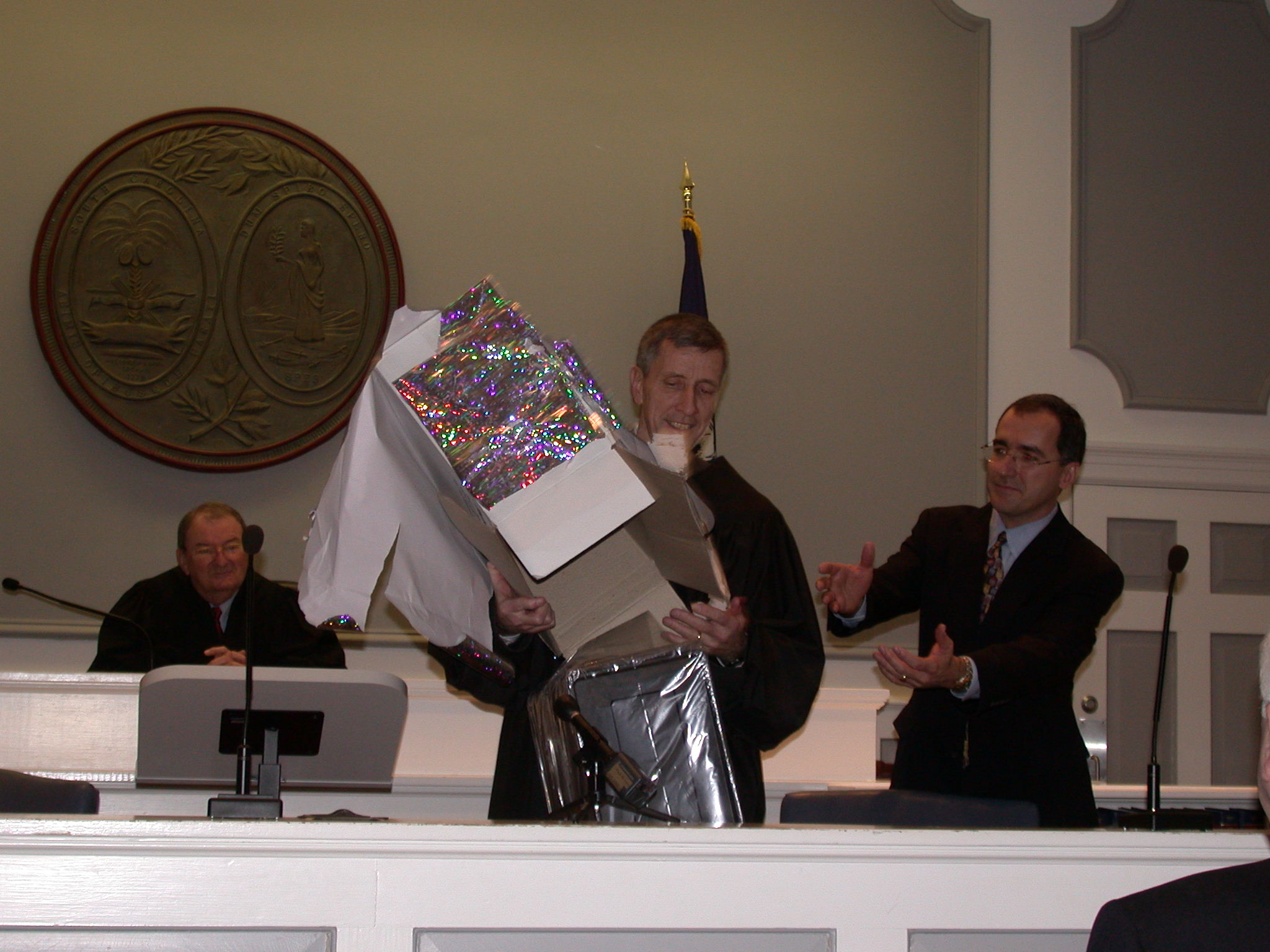 Eddie Welmaker sworn in as judge February 27, 2004 033