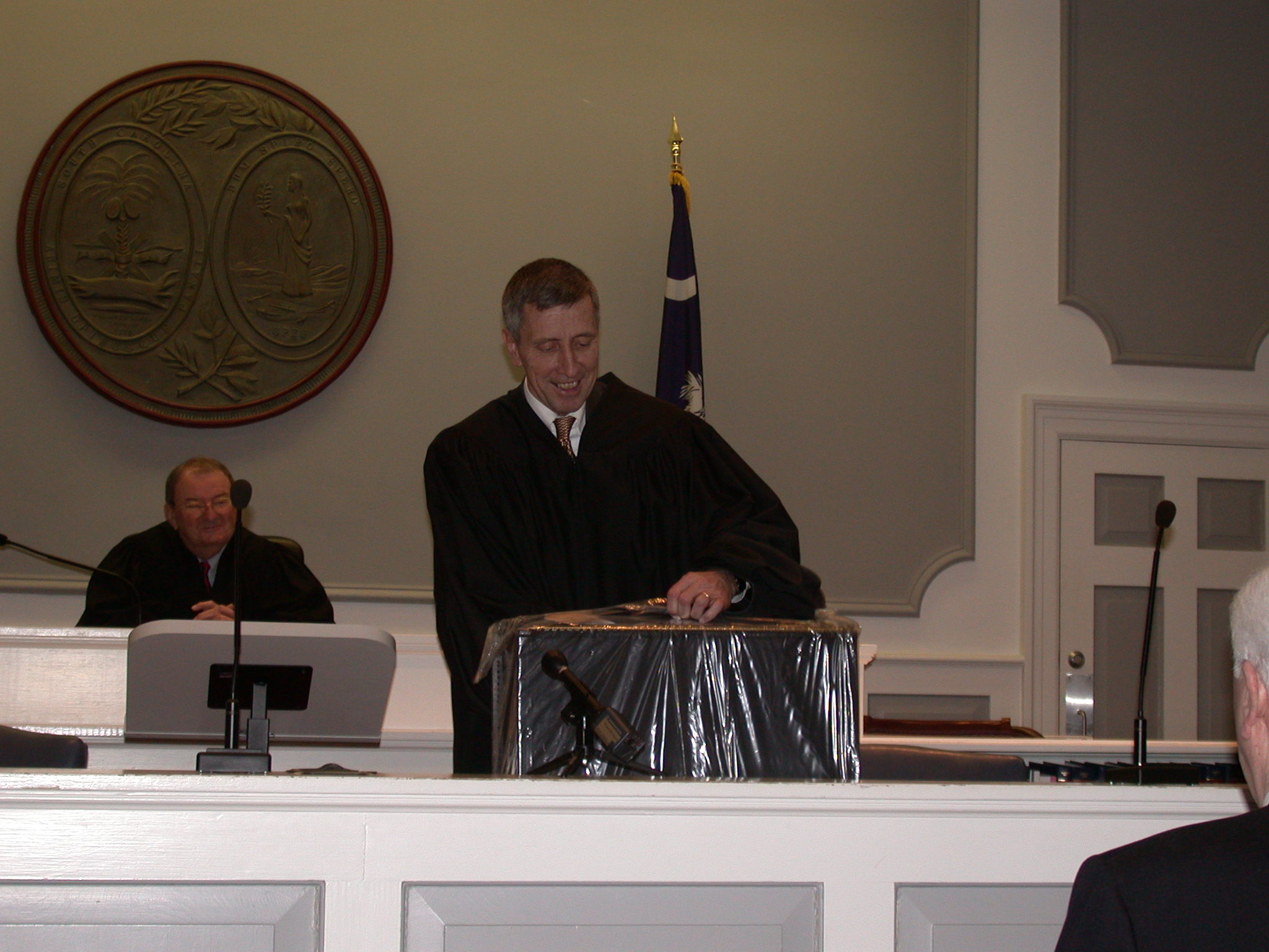 Eddie Welmaker sworn in as judge February 27, 2004 034
