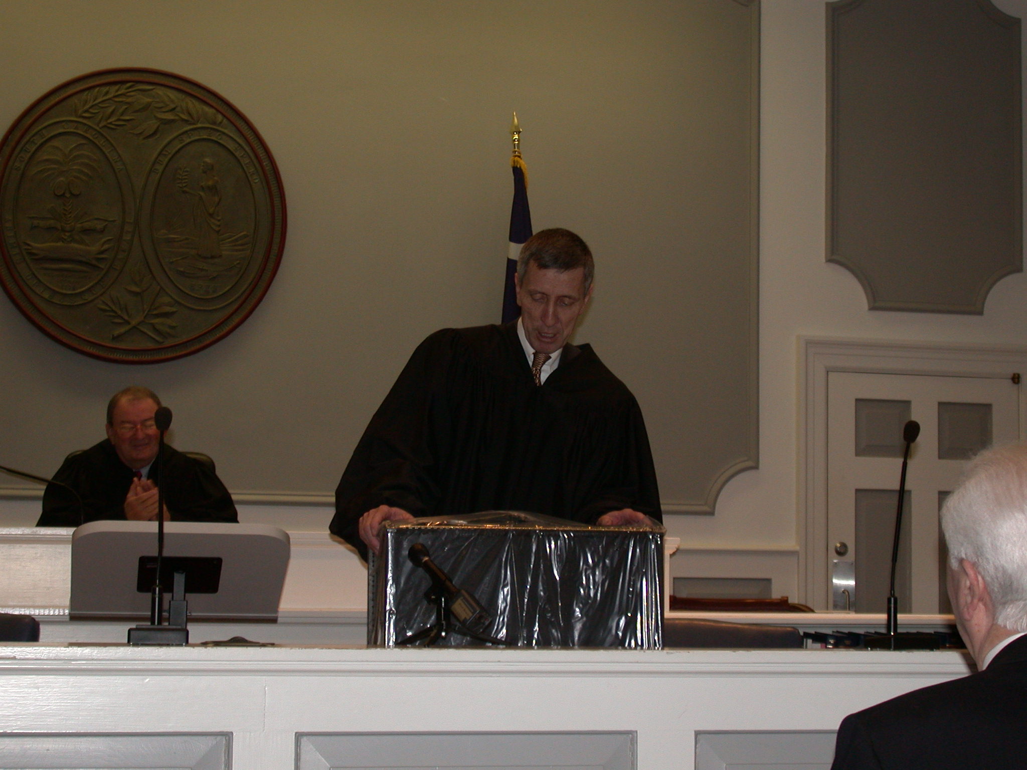 Eddie Welmaker sworn in as judge February 27, 2004 035