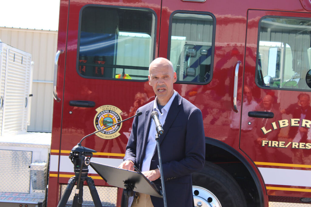 Pickens County Airport Director Carlos Salinas (Photo by Karen Brewer, The Pickens County Chronicle)