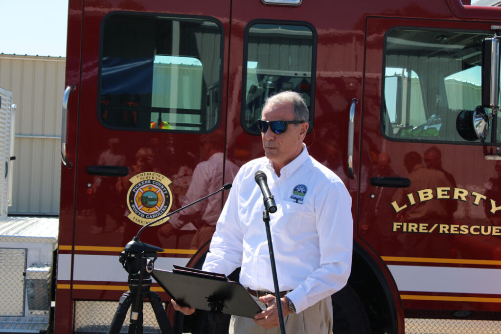 SC Aeronautics Commission Executive Director Gary Siegfried (Photo by Karen Brewer, The Pickens County Chronicle)