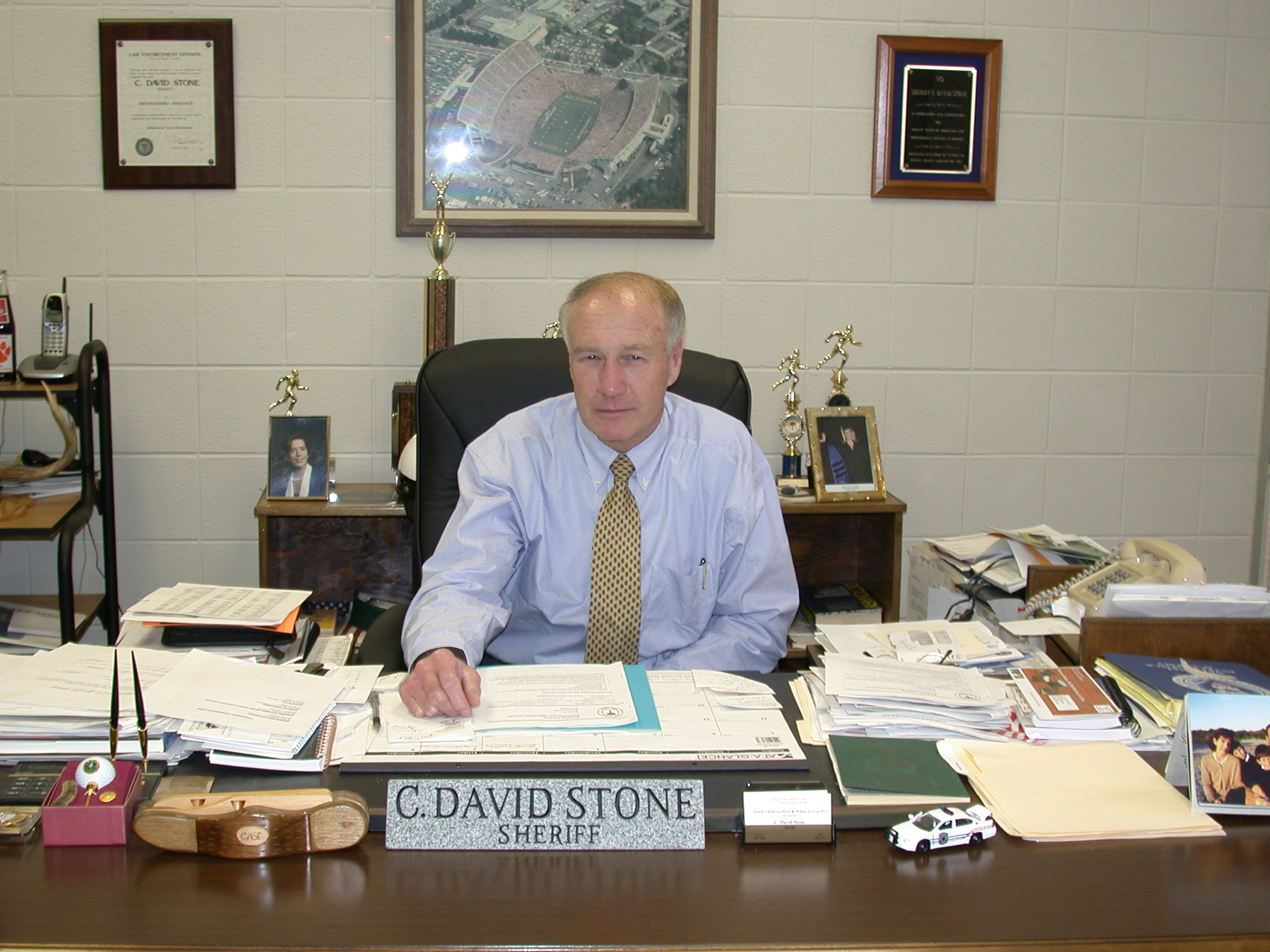 Sheriff C. David Stone (Photo by Karen Brewer)
