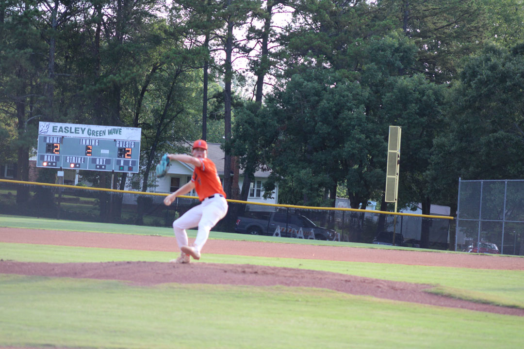 #45 pitcher Ian McCrary