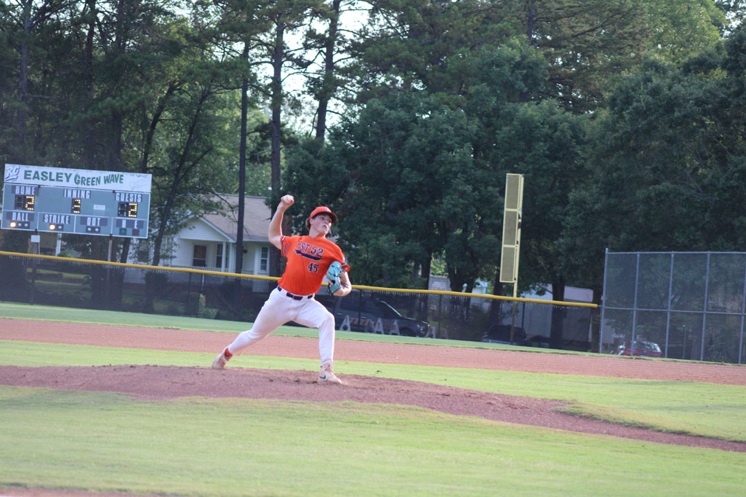 #45 pitcher Ian McCrary