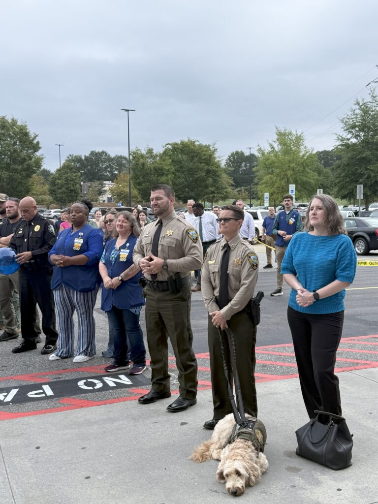 Members of the community gather for the ccelebration (Courtesy photo)