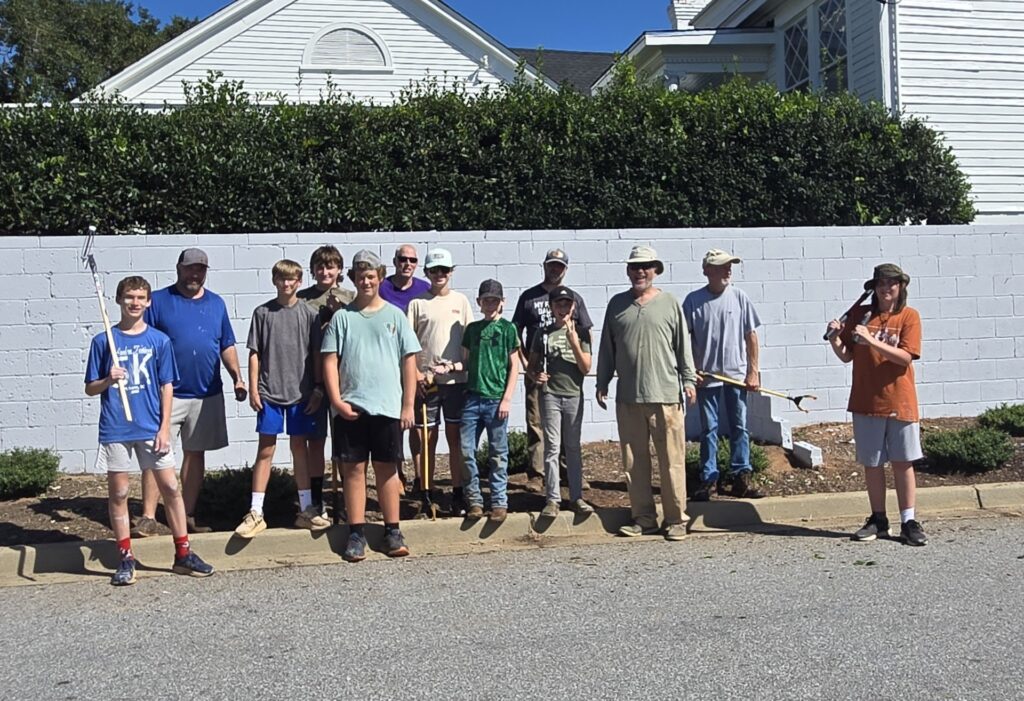 Boy Scouts painting wall-1 (from Perry Gravely)