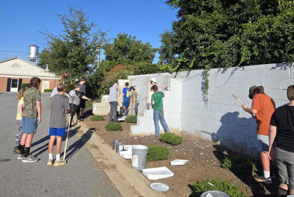 Boy Scouts painting wall-3A (from Perry Gravely)