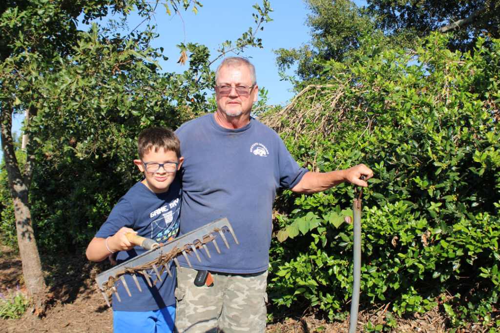 Braylon Wilson with grandfather, Ricky