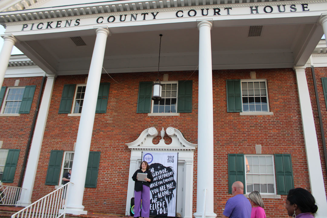 The Hiding Place's Co-Executive Director and Founder Breann Griffin welcomes everyone.