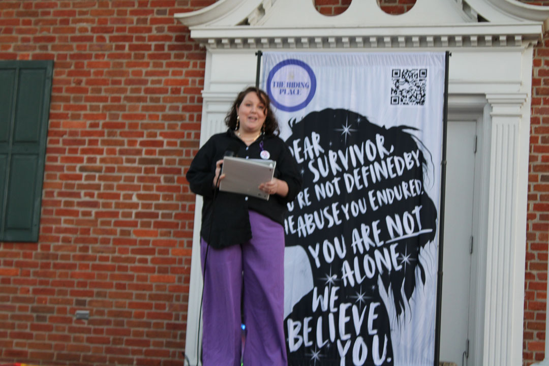 Breann Griffin welcomes everyone.