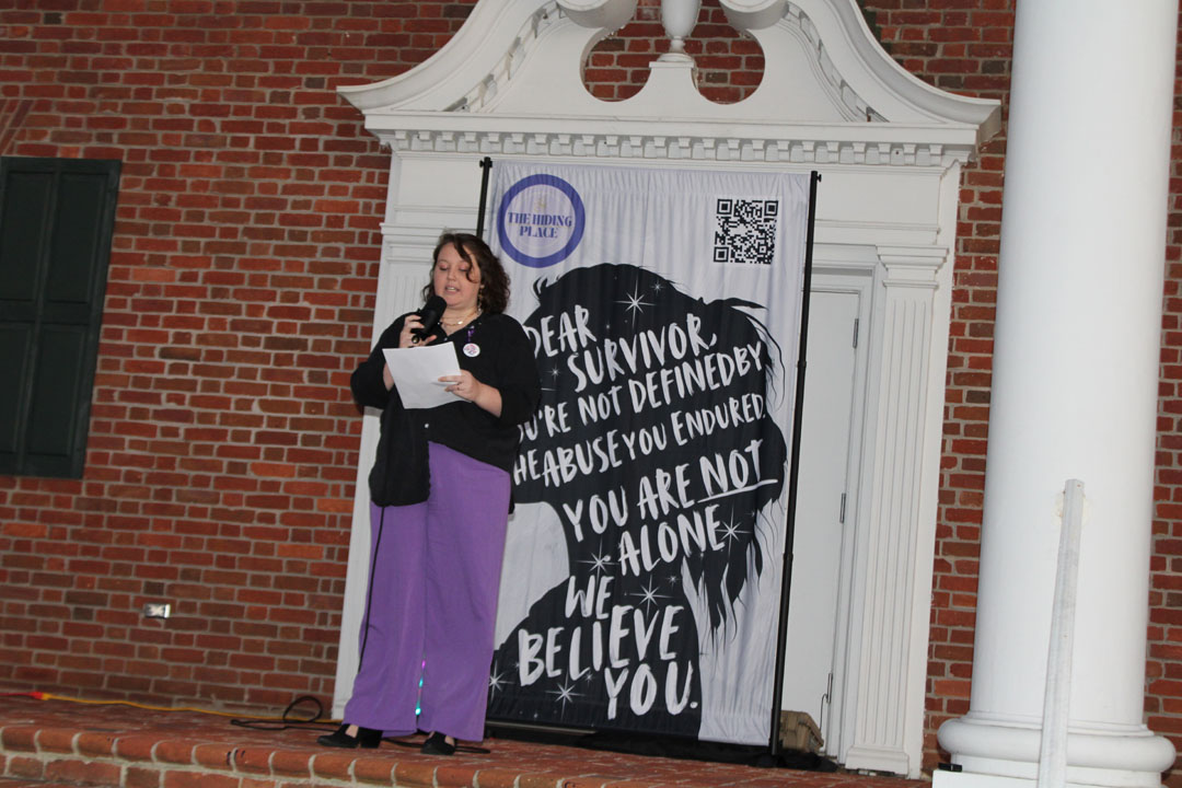 Breann Griffin speaks.