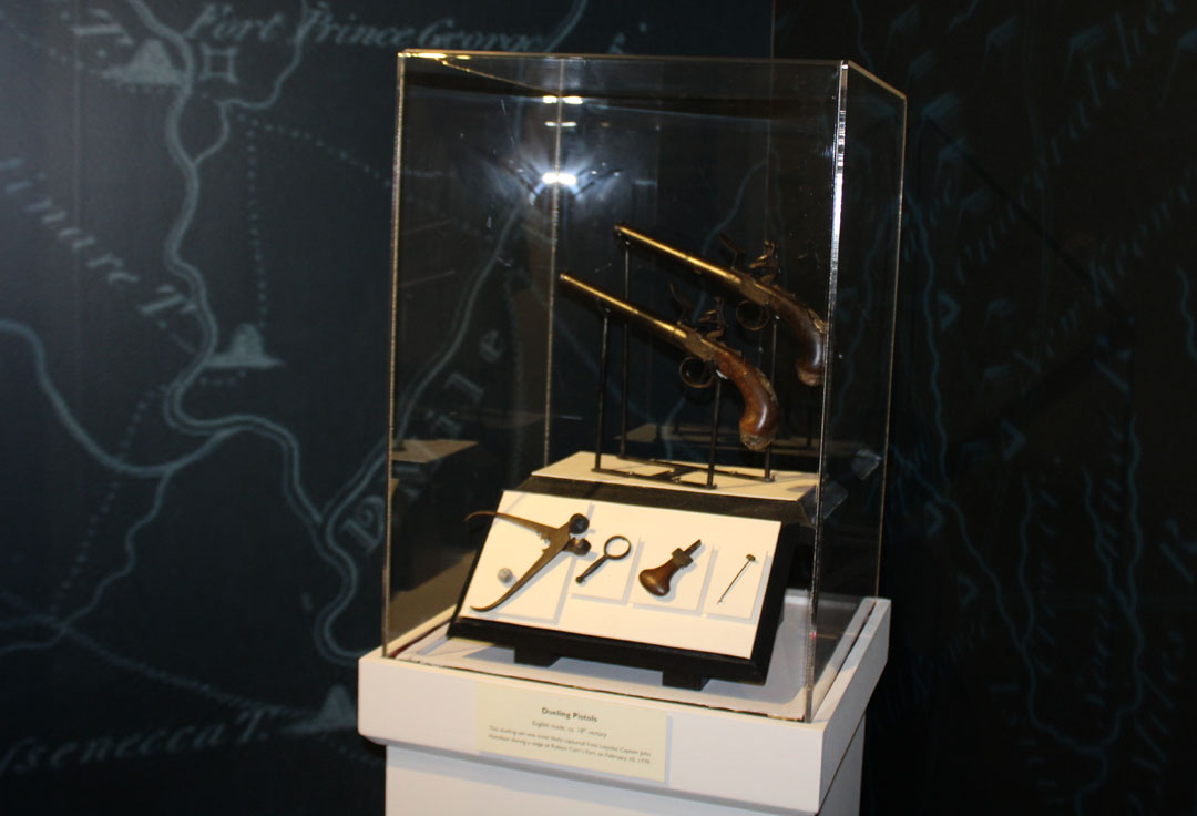 Dueling pistols (Photo by Karen Brewer, The Pickens County Chronicle)