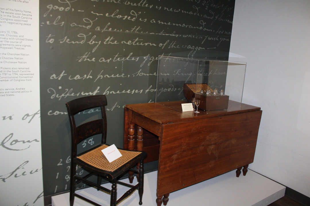 Hitchcock chair from the Pickens family estate (Photo by Karen Brewer, The Pickens County Chronicle)