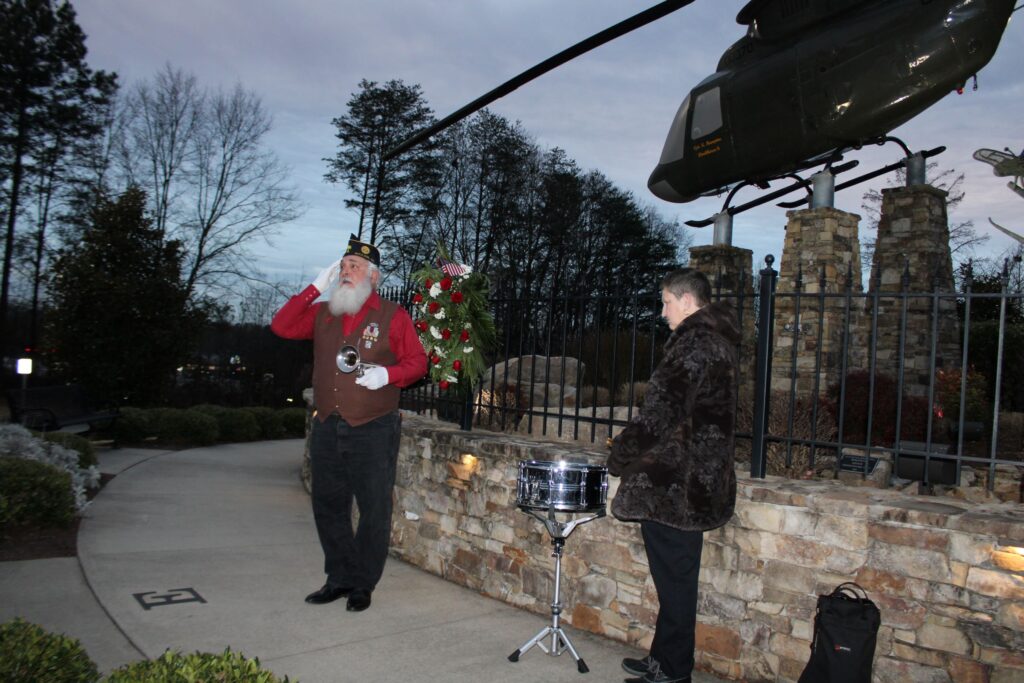 Stephen Goshorn and Jenni Thompson (Photo by Karen Brewer, The Pickens County Chronicle)