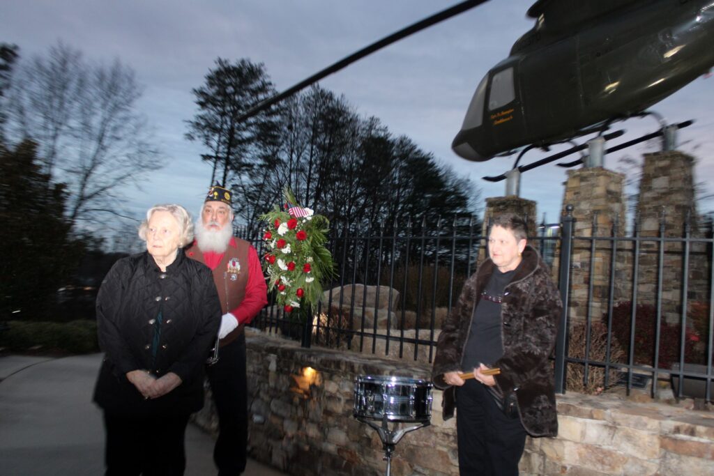 Ann Hampton, Stephen Goshorn, and Jenni Thompson (Photo by Karen Brewer, The Pickens County Chronicle)