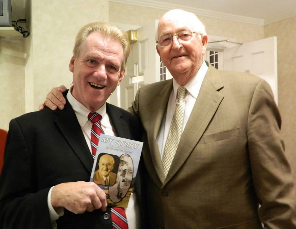Jack with David Ring at City View First Baptist Church on March 23, 2014 (Photo by Karen Brewer)