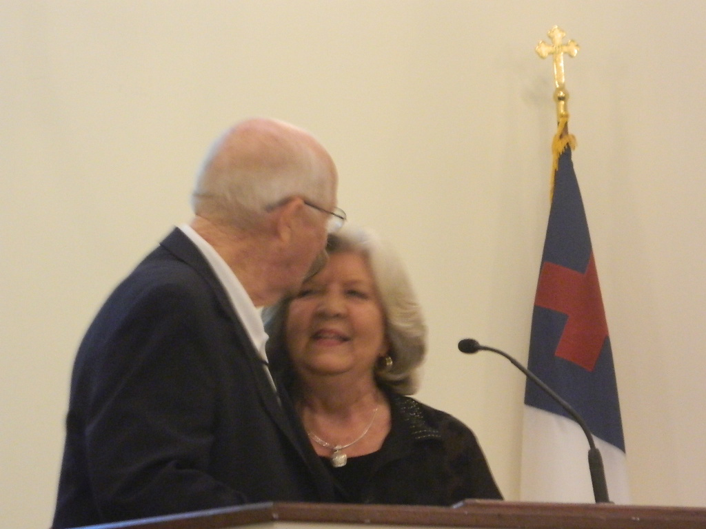Jack and Shirley at Victory Chapel Baptist Church on May 1, 2014 (Photo by Karen Brewer)
