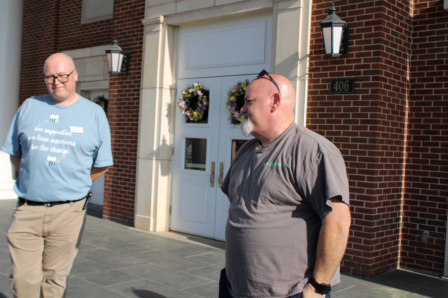 Josh Holder and Pastor Bill Bennett