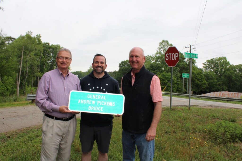 South Carolina State Representative Davey Hiott, South Carolina State Representative Neal Collins, and South Carolina State Senator Rex Rice (Photo by Karen Brewer, The Pickens County Chronicle)