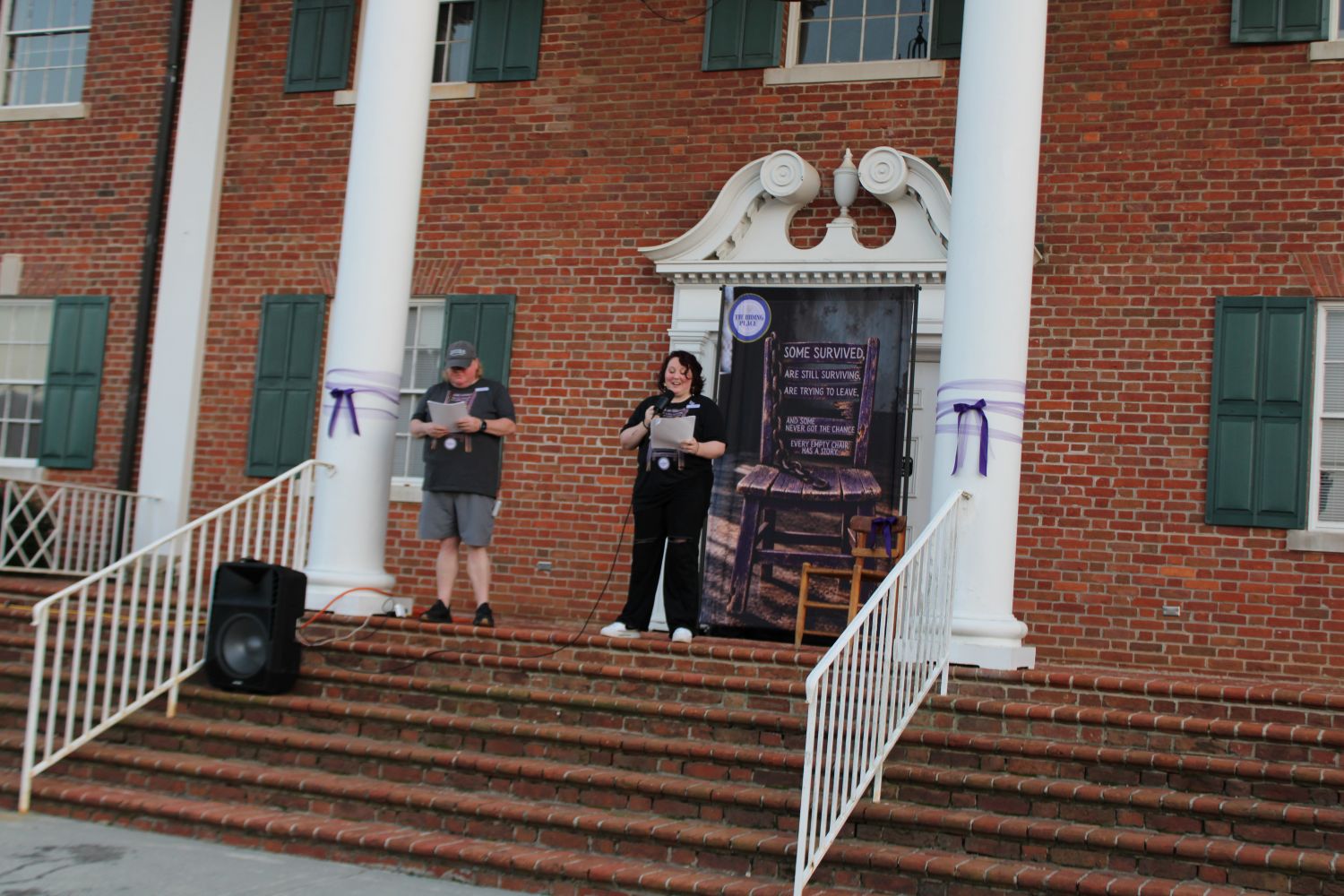 The Hiding Place's Co-Executive Directors Jennifer Pace and Breann Griffin (Photo by Karen Brewer, The Pickens County Chronicle)
