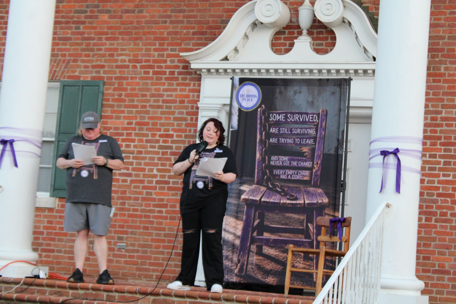 The Hiding Place's Co-Executive Directors Jennifer Pace and Breann Griffin (Photo by Karen Brewer, The Pickens County Chronicle)